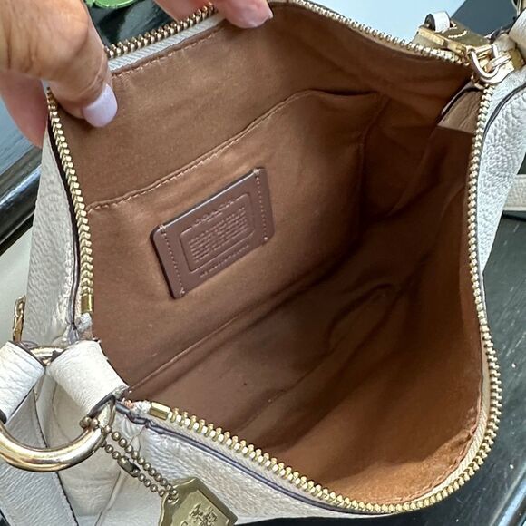 Coach Genuine Leather Ellie File Crossbody Shoulder Purse Soft Adjustable Strap - Picture 11 of 12